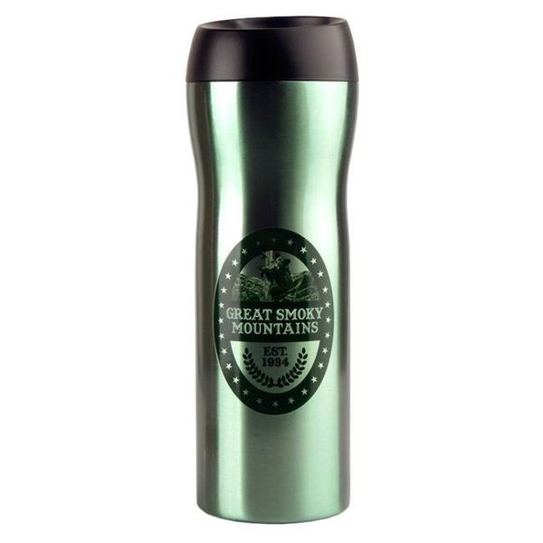 Americaware Americaware TVSMT1GR 18 oz Smoky Mountains Vacuum Tumbler - Green TVSMT1GR